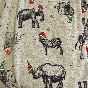 Wondershop Christmas animal long undies /pj’s